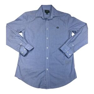 Lauren Ralph Lauren Boys Dress Shirt Size 16 Blue Long Sleeve‎ Button Down
